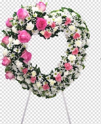 Wreath Cut flowers Floristry Rose, blush floral transparent background PNG clipart