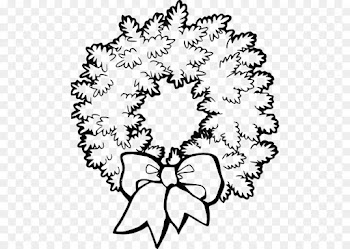 Wreath, Drawing, Christmas Day, Leaf, Line Art PNG