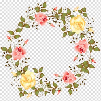 Wreath Drawing graphics Flower, flower transparent background PNG clipart