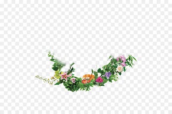 Wreath Floral design Download Wedding - Continental exquisite garland 