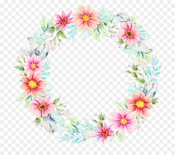 Wreath, Flower, Floral Design, Pink PNG
