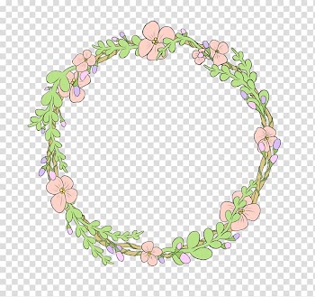 Wreath Flower , floral wreath transparent background PNG clipart