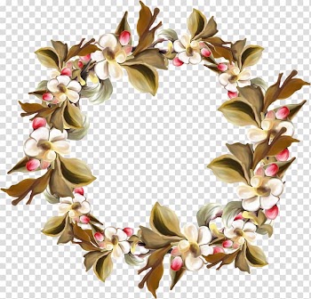 Wreath Flower Garland, flower transparent background PNG clipart
