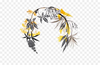 Wreath Flower Illustrator Garland Illustration - Hand-painted garlands 