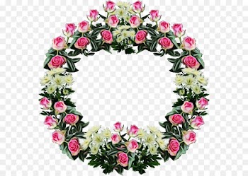Wreath, Flower, Rose PNG