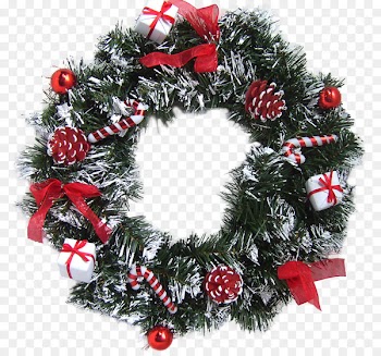 Wreath Garland Christmas lights Holiday - garland 