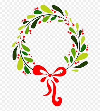 Wreath Garland Flower Christmas Ornament - Corona De Navidad Vector