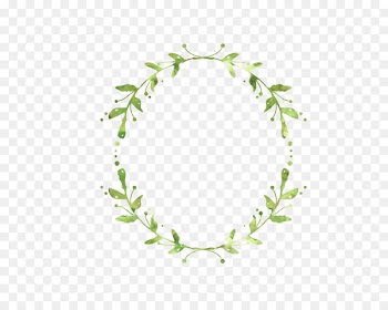 Wreath Leaf Garland Crown - Fresh green leaves wreath material 