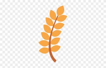Wreath Leafs Gluten Icon - Rice