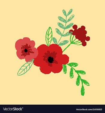 Wreath of flowers in watercolor style with white vector image