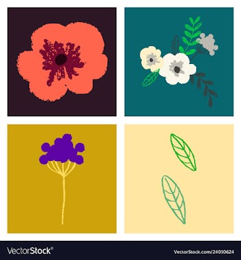 Wreath of flowers in watercolor style with white vector image