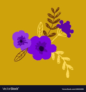 Wreath of flowers in watercolor style with white vector image