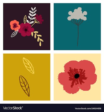 Wreath of flowers in watercolor style with white vector image