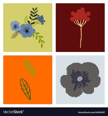 Wreath of flowers in watercolor style with white vector image