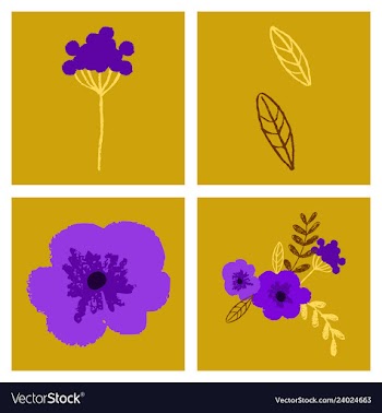 Wreath of flowers in watercolor style with white vector image