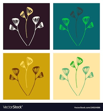Wreath of flowers in watercolor style with white vector image