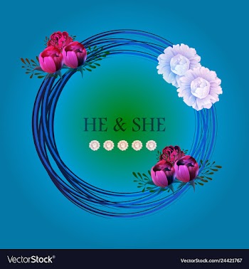 Wreath of flowers in watercolor style with white vector image