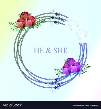 Wreath of flowers in watercolor style with white vector image