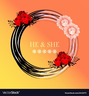 Wreath of flowers in watercolor style with white vector image