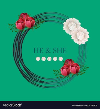 Wreath of flowers in watercolor style with white vector image
