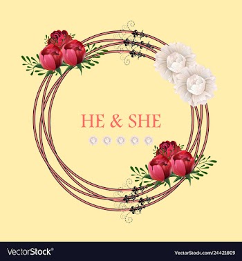 Wreath of flowers in watercolor style with white vector image