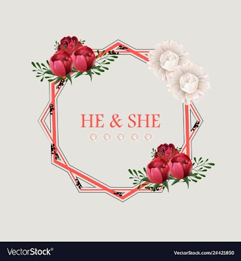 Wreath of flowers in watercolor style with white vector image