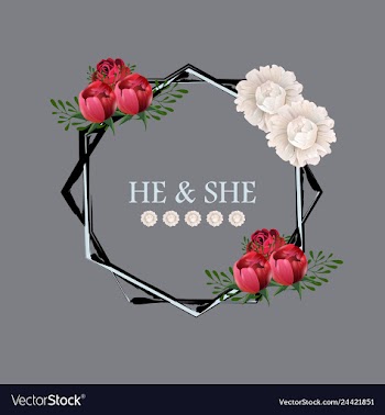 Wreath of flowers in watercolor style with white vector image