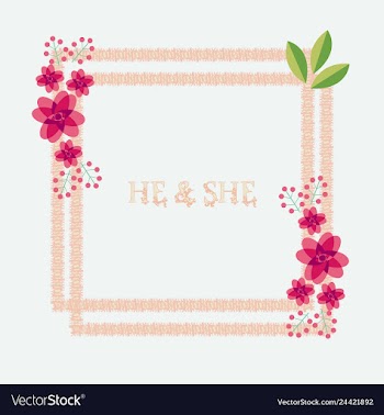 Wreath of flowers in watercolor style with white vector image