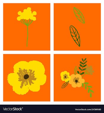 Wreath of flowers in watercolor style with white vector image