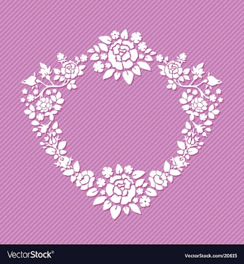 Wreath of roses vector image