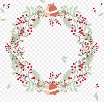 Wreath Twig Designer Christmas Pattern - Bridal bouquet 