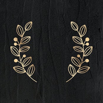 Wreath vector gold botanical watercolor… | Free stock illustration | High Resolution graphic
