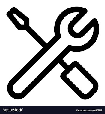 wrench and screwdriver icon repair