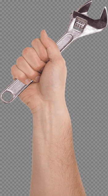Wrench In Hand Png