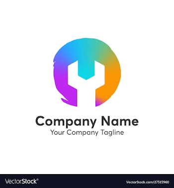 Wrench logo vector image