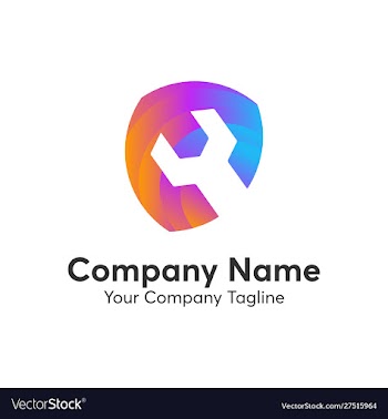 Wrench logo vector image