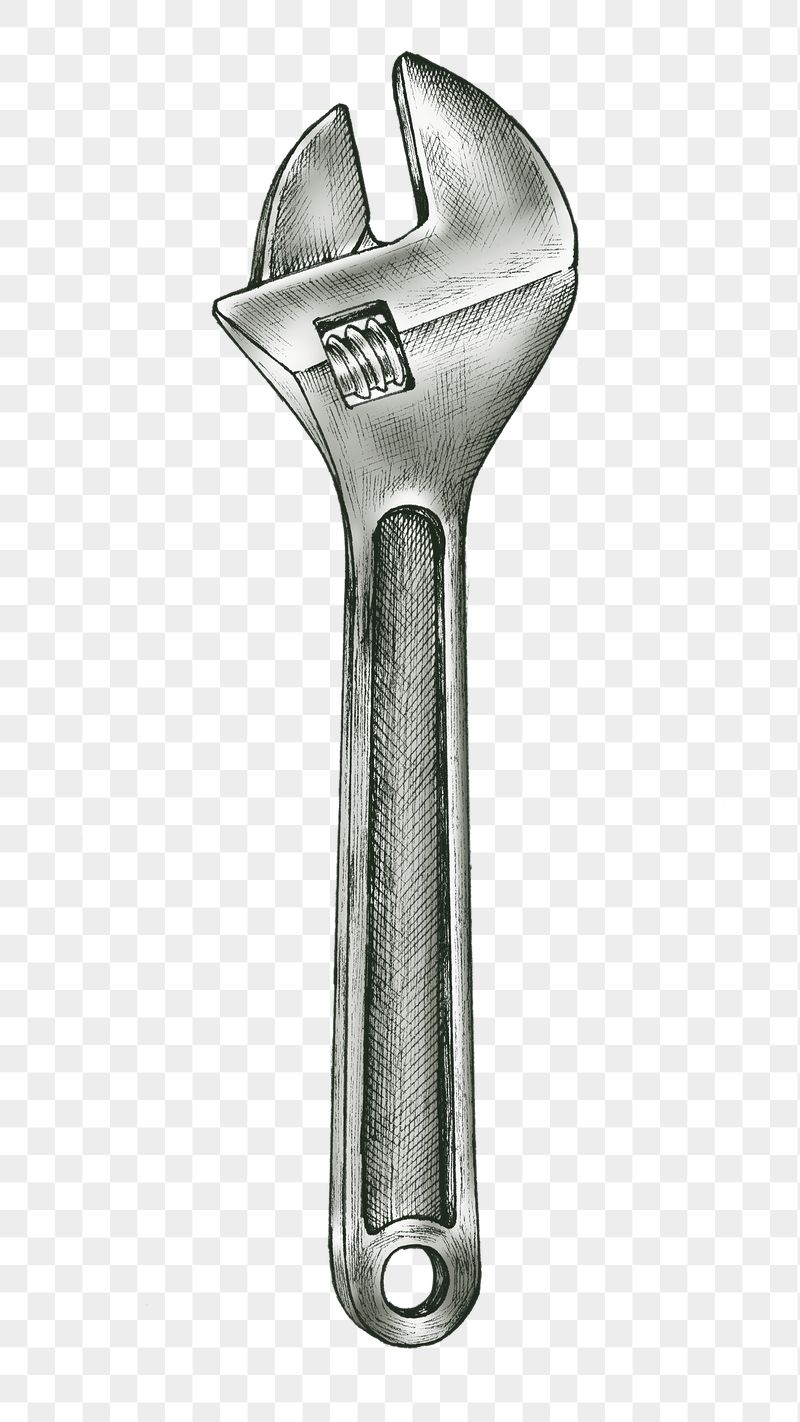 Wrench png vintage sticker illustration, | Free PNG - rawpixel