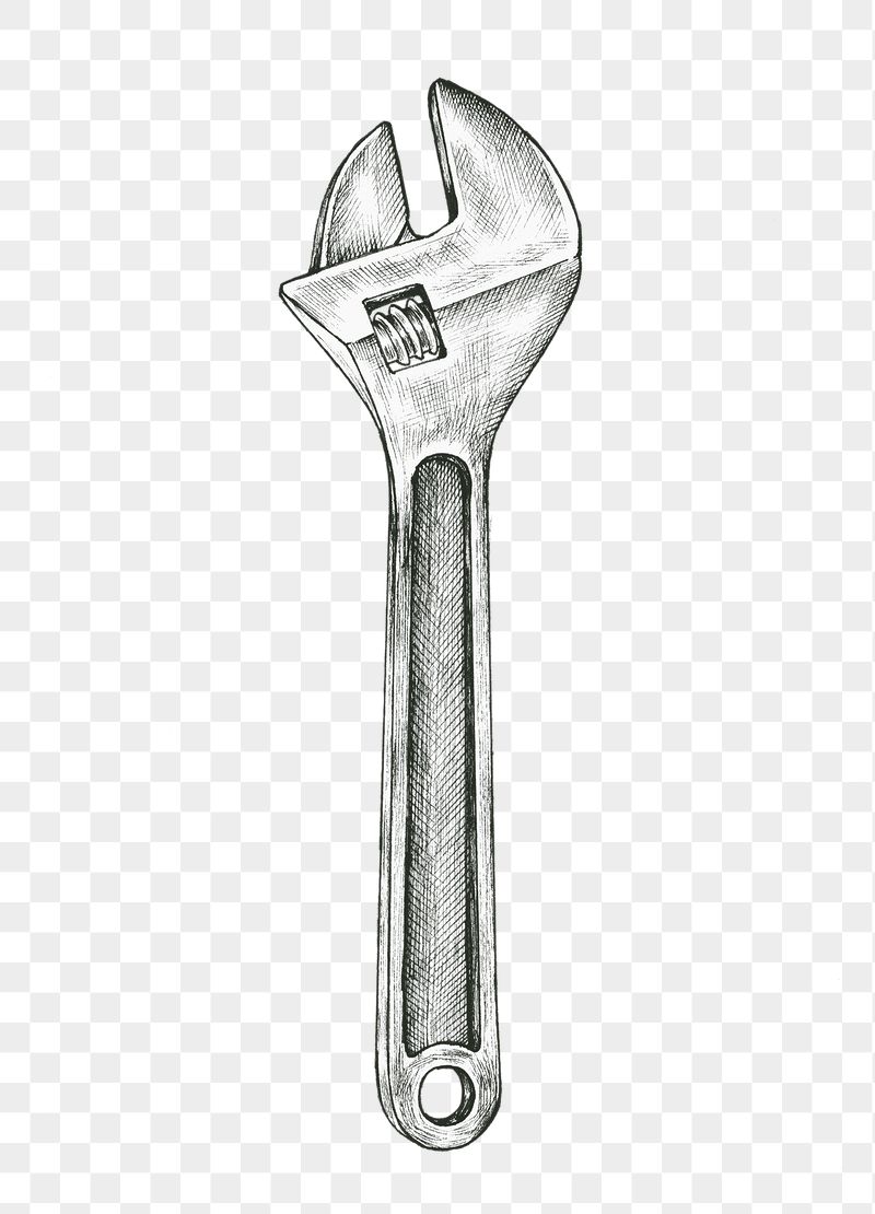 Wrench png vintage sticker illustration, | Free PNG - rawpixel