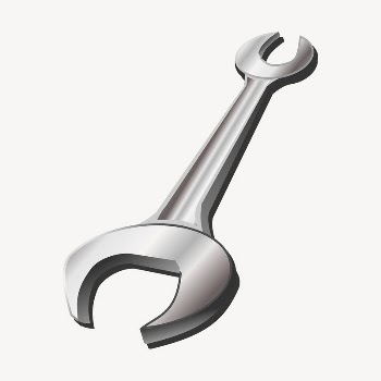 Wrench, tool clipart, illustration psd. | Free PSD - rawpixel