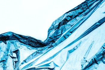 Wrinkled plastic wrap texture background