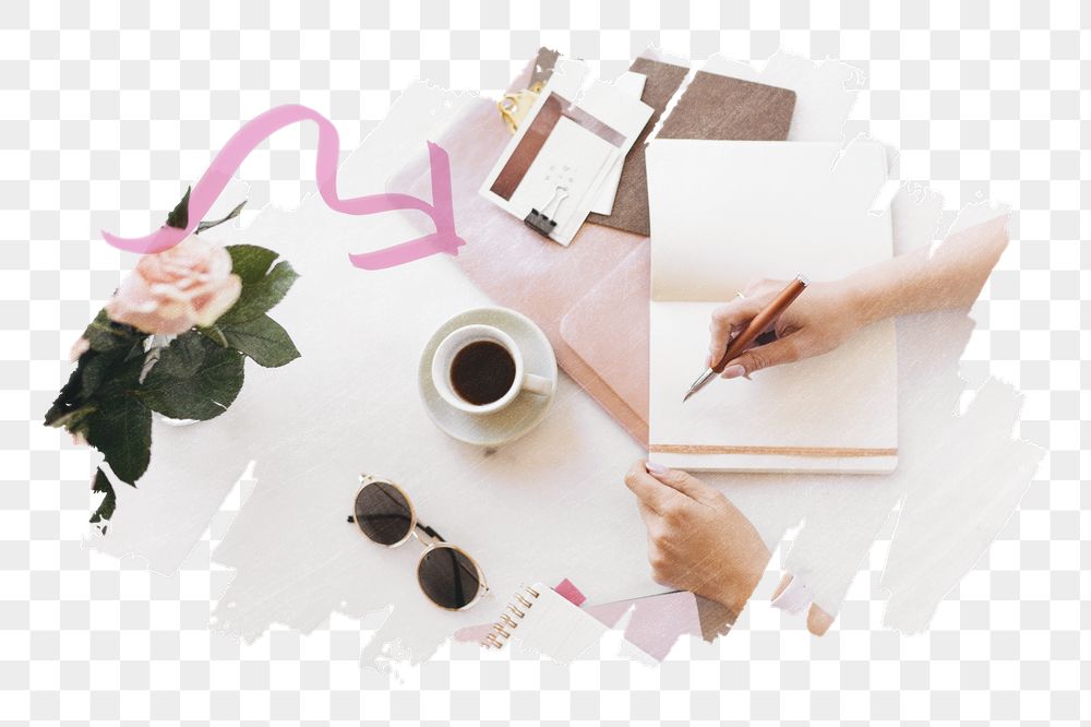 Writer png, brush stroke reveal | Free PNG - rawpixel