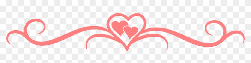 Writing - Decorative Line Of Hearts