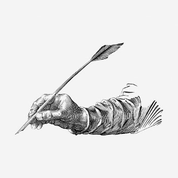 Writing hand, drawing illustration. Free | Free Photo - rawpixel