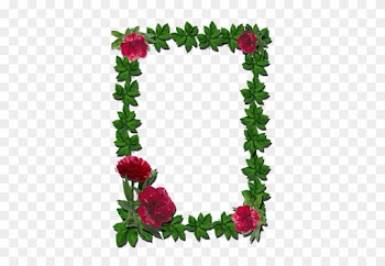 Written By Dreamland In Frames Rectangular-flowers - Flower Photo Frames