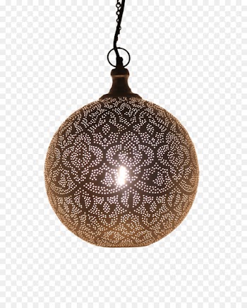 Wrought iron Pendant light Pergola Light fixture - iron 