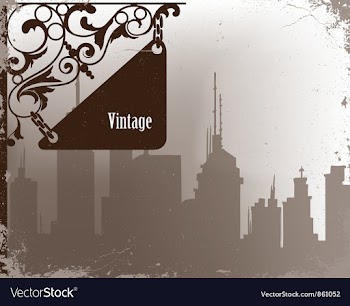 Wrought iron sign vector image