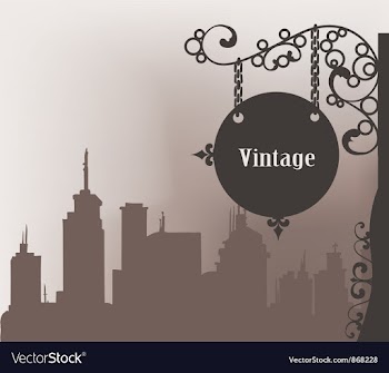 Wrought iron sign vector image