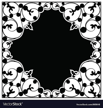 Wrought iron sign vector image