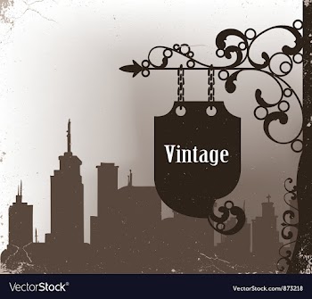 Wrought iron sign vector image