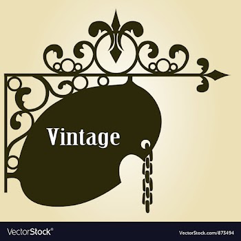 Wrought iron sign vector image